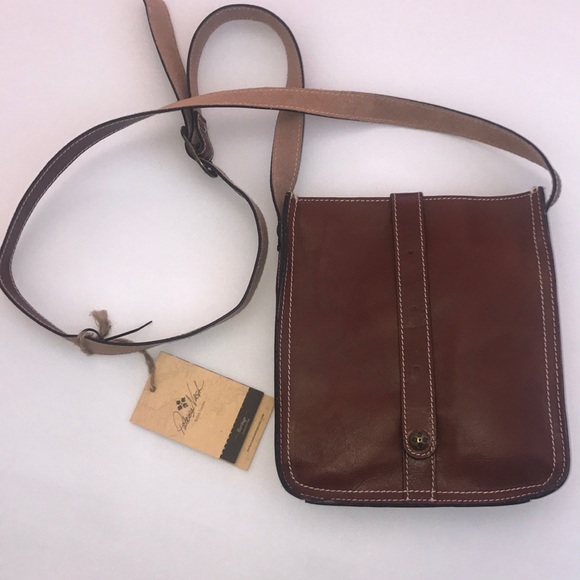 Patricia Nash Pouch Handbag Purse Brown Tan - Picture 4 of 4